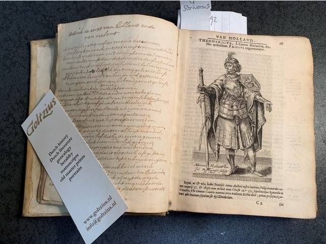 Scriverius, Petrus Het oude Goutsche chronycxken van Hollandt, Zeelandt, Vrieslandt en Utrecht. Amsterdam, Boom / Pluymer / Commelinus, 1663.