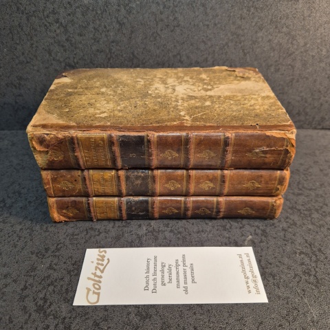 Kok, Jacobus Amsteldamsche jaarboeken. 3 delen, Amsterdam, 1781.