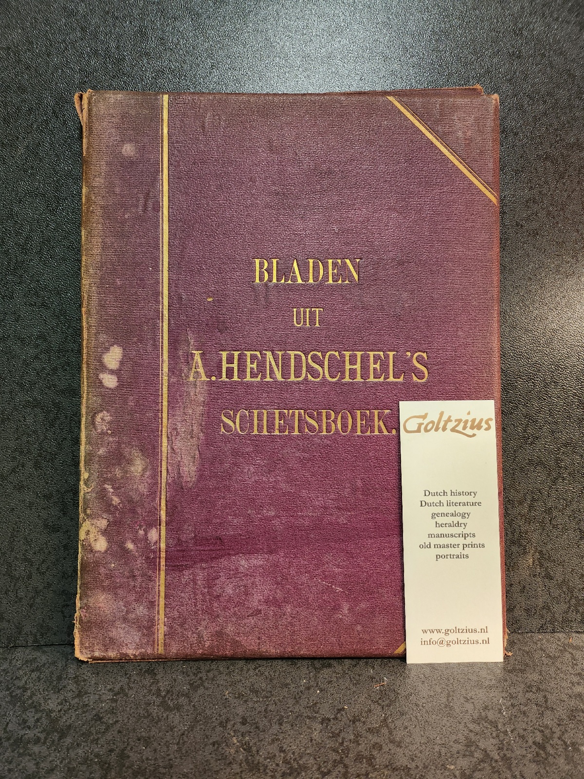 Hendschel, Albert Bladen uit A. Hendschel's schetsboek. Utrecht, W.F. Dannenfelser, (ca. 1890).