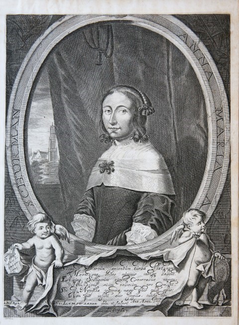 Portrait of Anna Maria van Schurman (Anna Maria Schuurman).