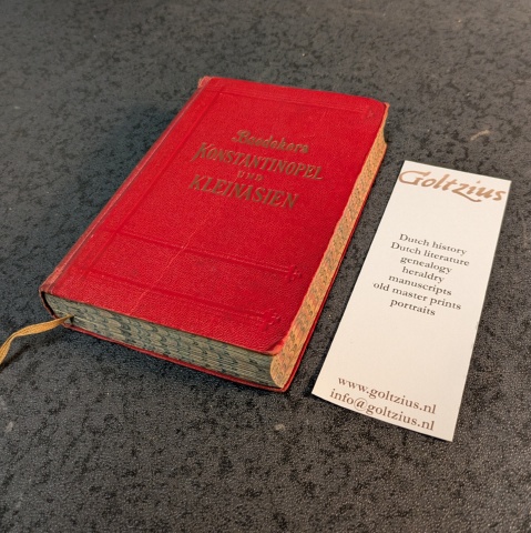 BAEDEKER, KARL, Baedekers Konstantinopel, Balkanstaaten, Kleinasien, Archipel, Cypern. Handbuch für Reisende
