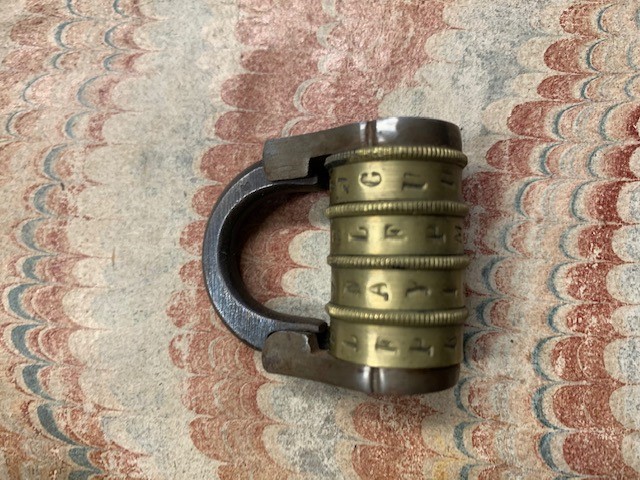 letter- of symbolenslot/lock with letters