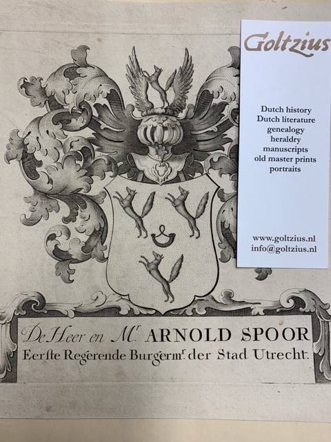 Coat of arms: Arnold Spoor.
