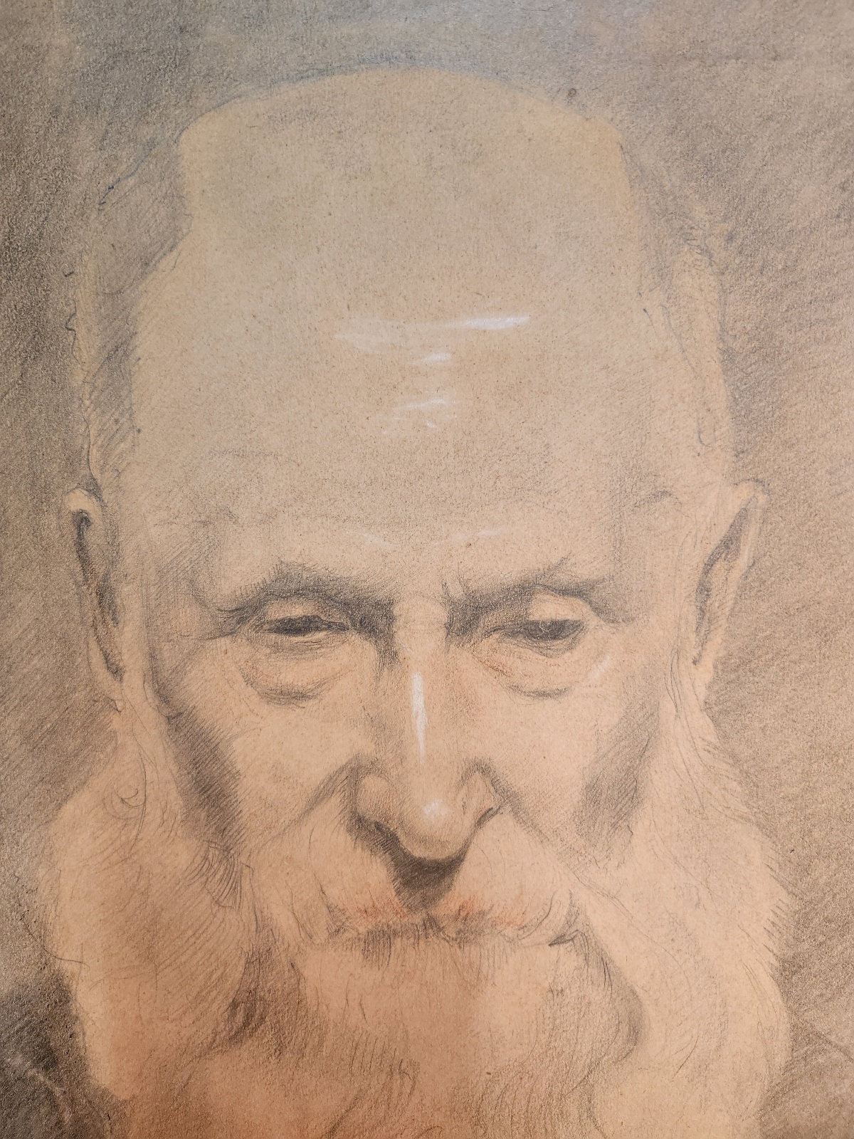 DIJK, A.J.M. VAN, Portrait of an old man with beard by A.J.M. van Dijk Azn.