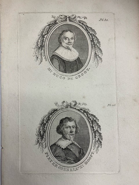  - Mr. Hugo de Groot, Pieter Cornelsz: Hooft, engraved portraits. 