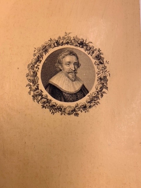  - Hugo de Groot/Hugo Grotius portrait on paper possibly for a box of cigars.