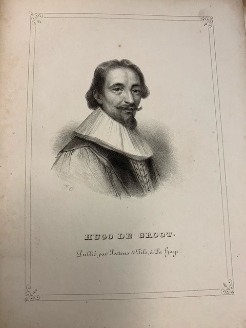  - Hugo de Groot, portrait of Hugo Grotius, lithograph by Soetens, La Haye (Den Haag)