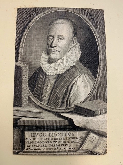  - Hugo de Groot/Hugo Grotius, engraved portrait, anonymous after Ravesteyn