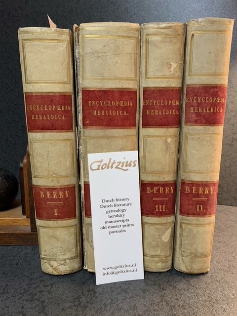 BERRY, WILLIAM, Encyclopaedia Heraldica, or complete dictionary of Heraldry.
