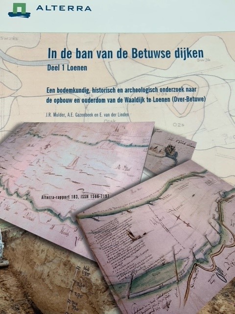 MULDER, J.R.; KEUNEN, L.J.; ZWART, A.J.M, In de ban van de Betuwse dijken. Een bodemkundig, historisch en archeologisch onderzoek naar de opbouw en ouderdom van dijken. Complete set of 5 volumes. Deel 1: Loenen, Deel 2: Oosterhout, Deel 3: Doornenburg (Roswaard), Deel 4: Angeren, Deel 5: Malburge