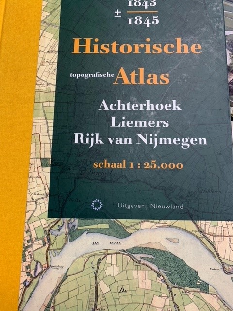 Historische topografische atlas 1843-1845 Achterhoek, Liemers, Rijk van Nijmegen.
