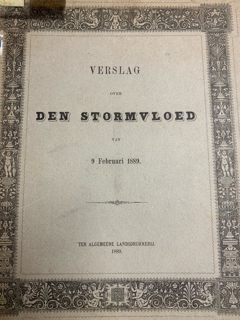 Verslag over den Stormvloed van 9 februari 1889.