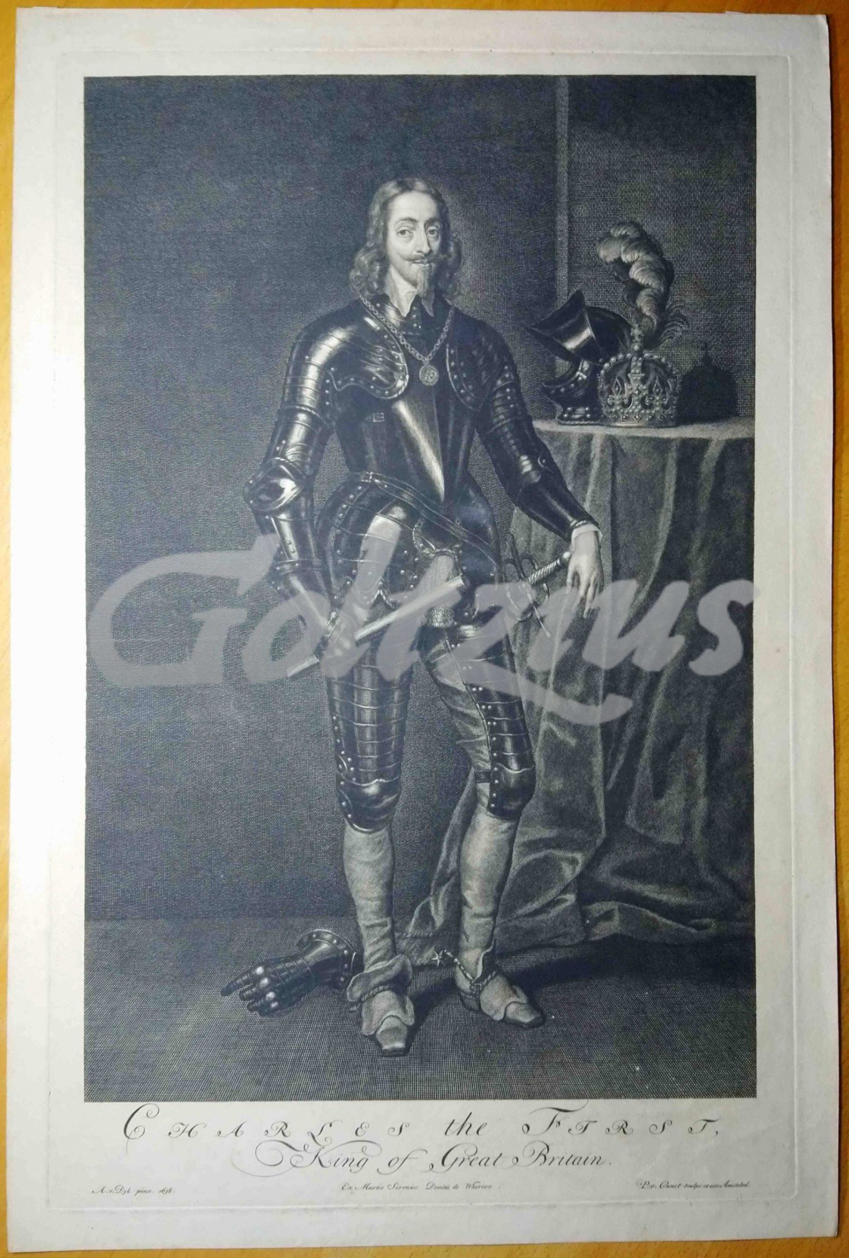 GUNST, PIETER VAN, Portrait of Charles I