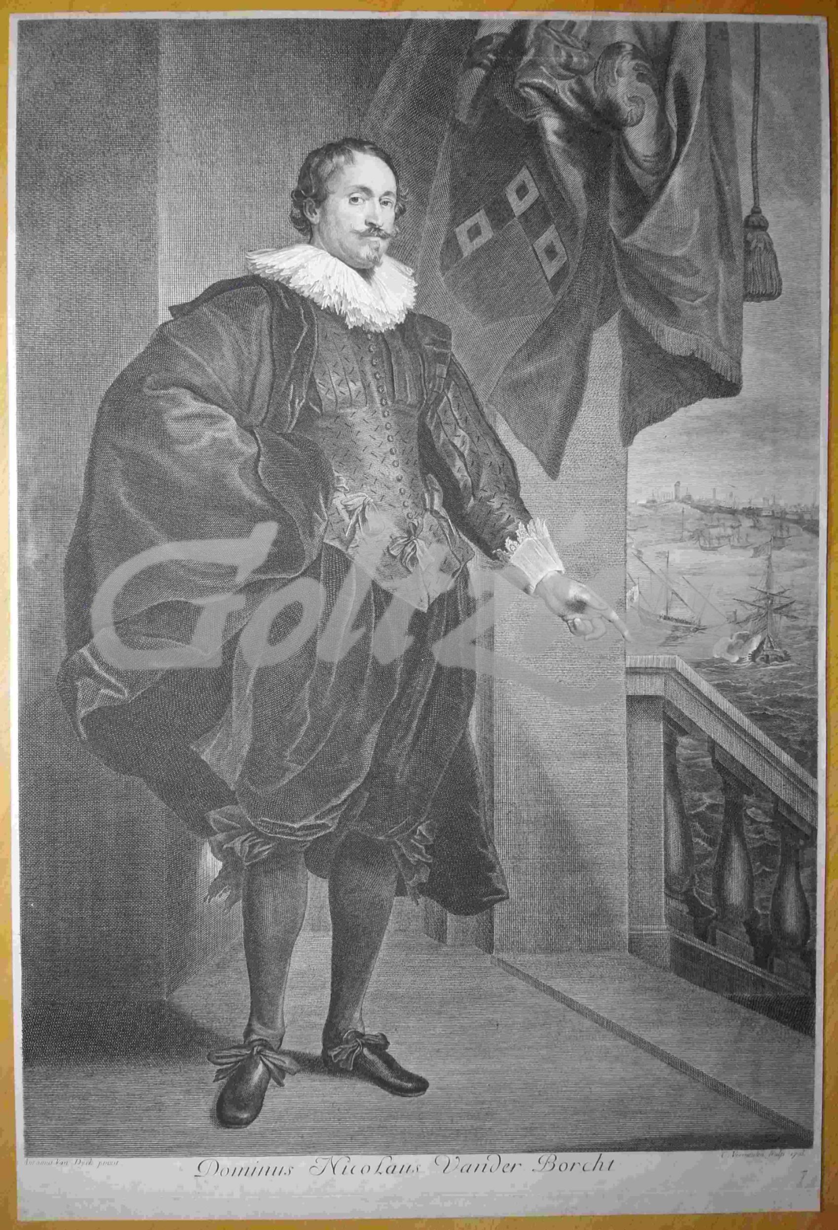 VERMEULEN, CORNELIS, Portrait of Nicolaas van der Borcht