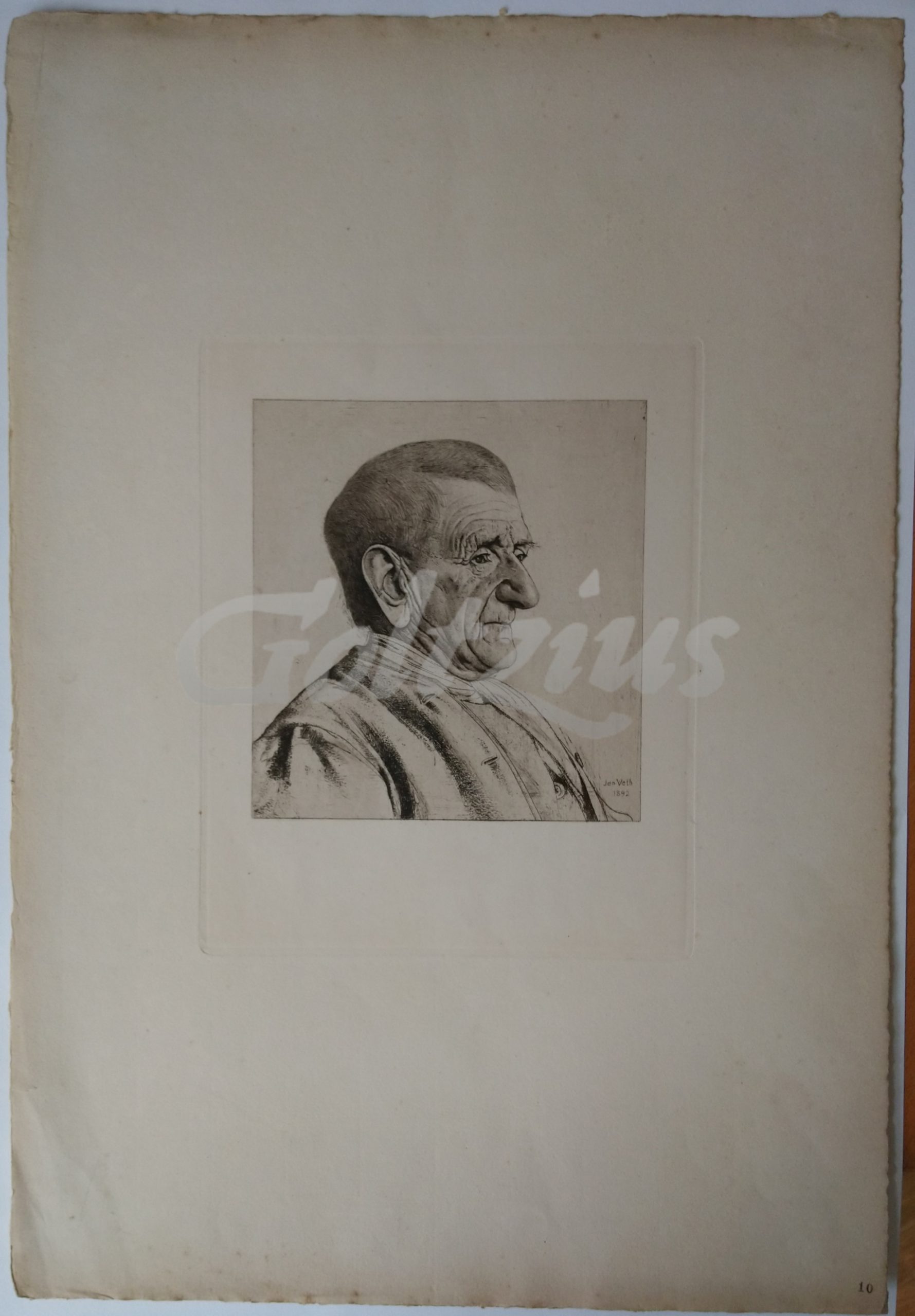 VETH, JAN, Portrait of Jan Schaap, named Jan Neus