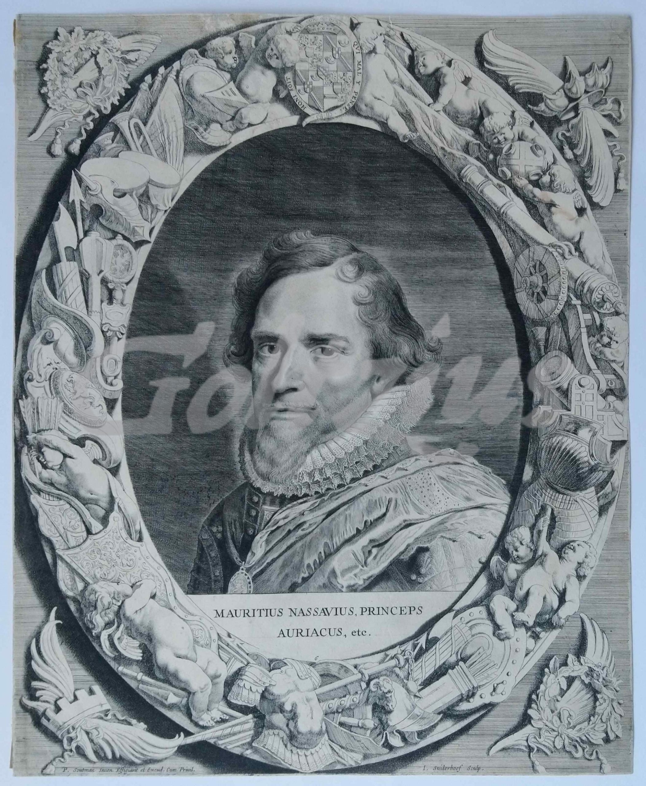 SUYDERHOEF, JONAS, Portrait of Maurice of Nassau, Prince of Orange