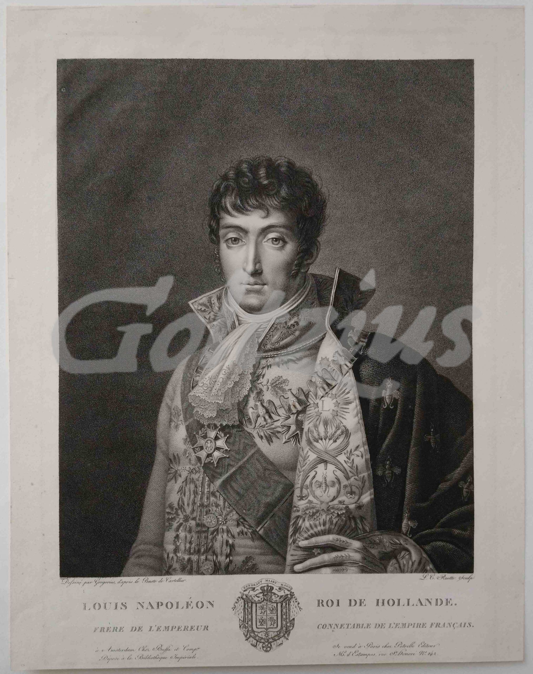 RUOTTE, LOUIS CHARLES, Portrait of Louis Napoléon Bonaparte
