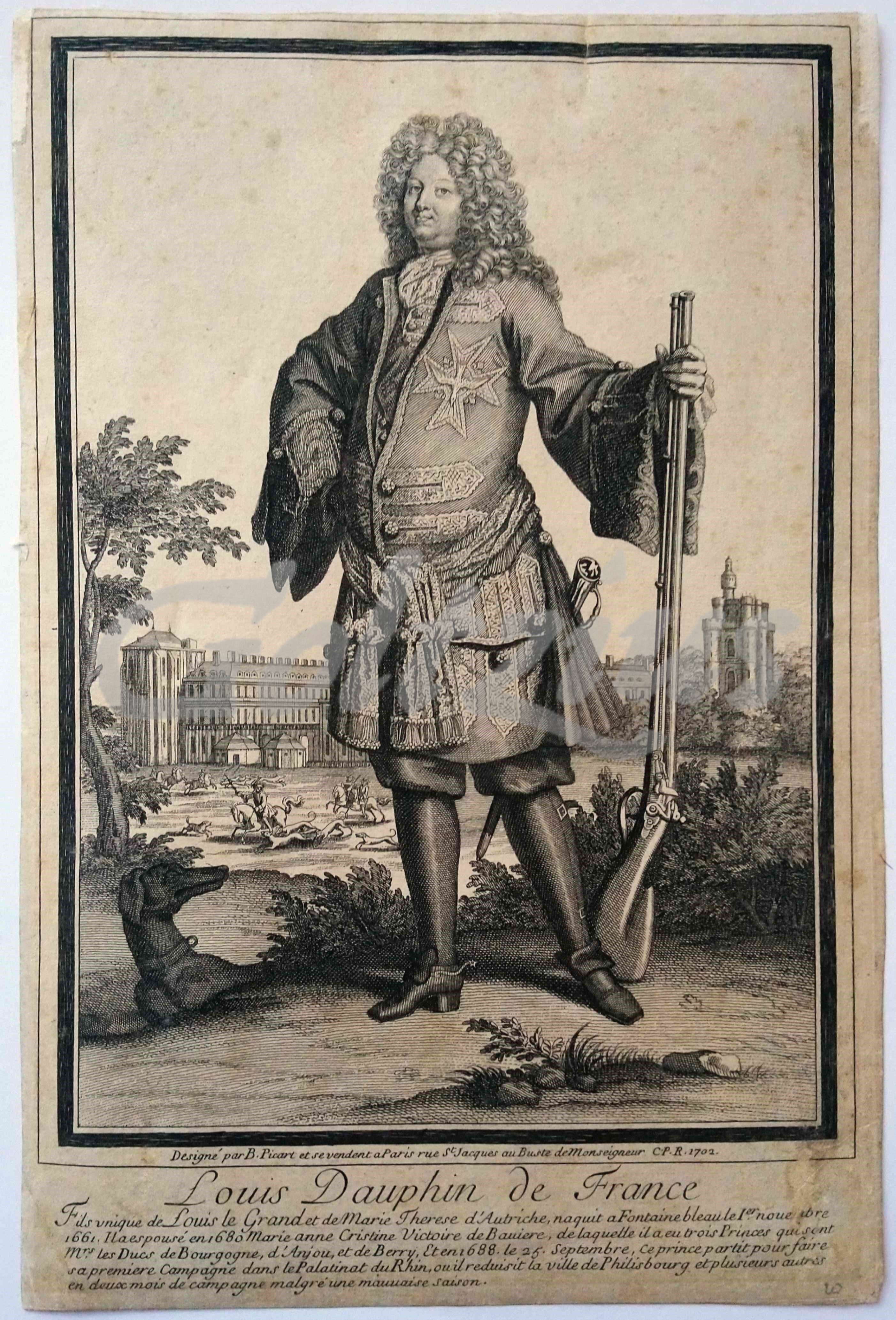 PICART, BERNARD (1673-1733), Louis Dauphin de France