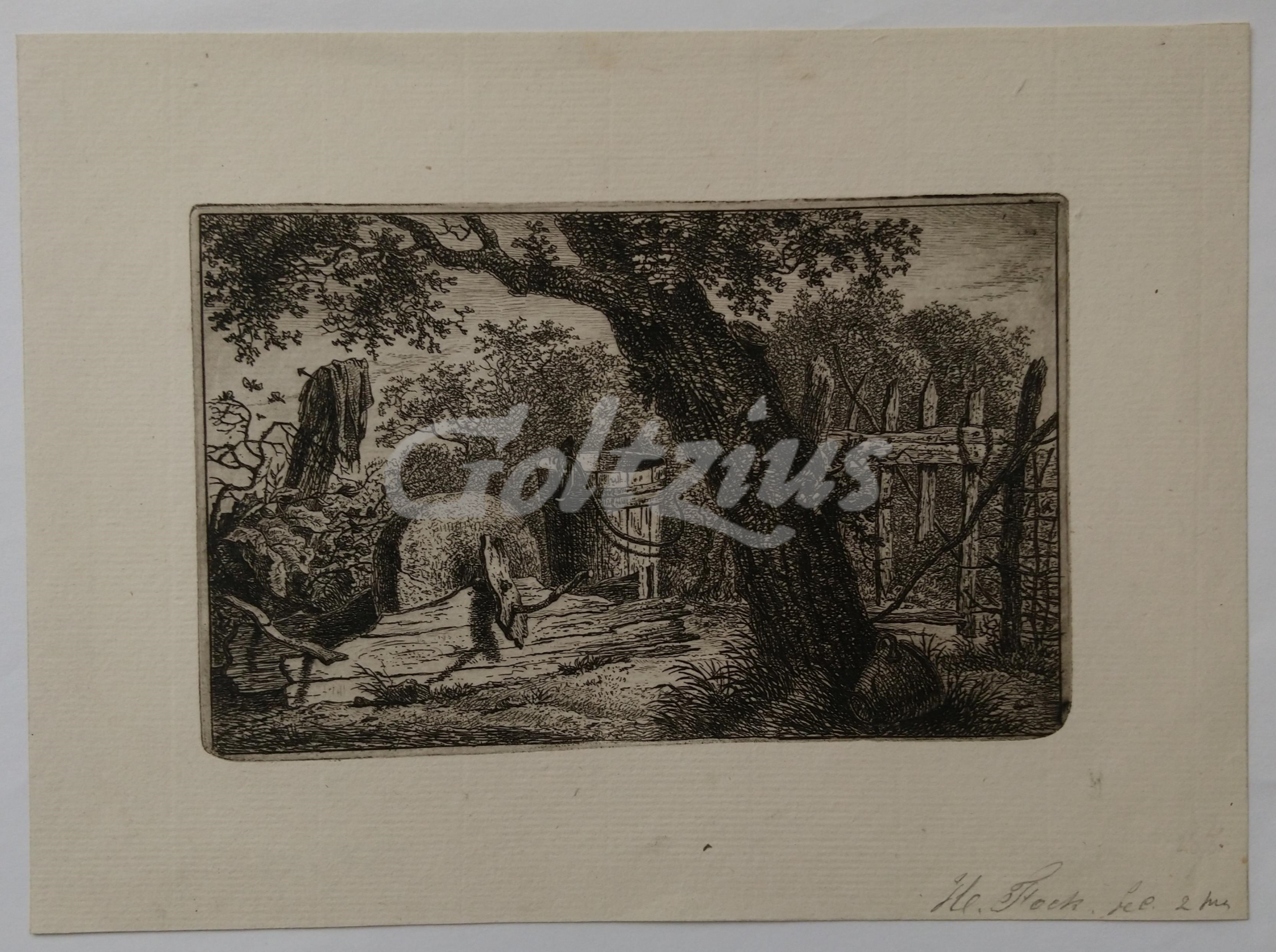 FOCK, HERMANUS (1766-1822), The millstone and the bucket
