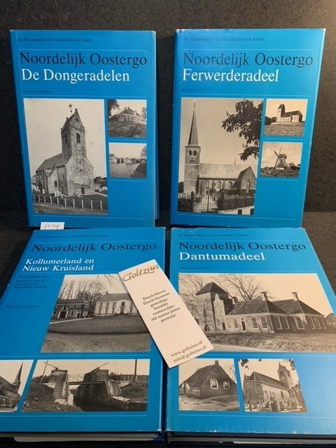 BERG, H. M. VAN DEN, Noordelijk Oostergo: De Dongeradelen; Dantumadeel; Ferwerderadeel; Kollumerland en Nieuw Kruisland (complete set in 4 volumes).