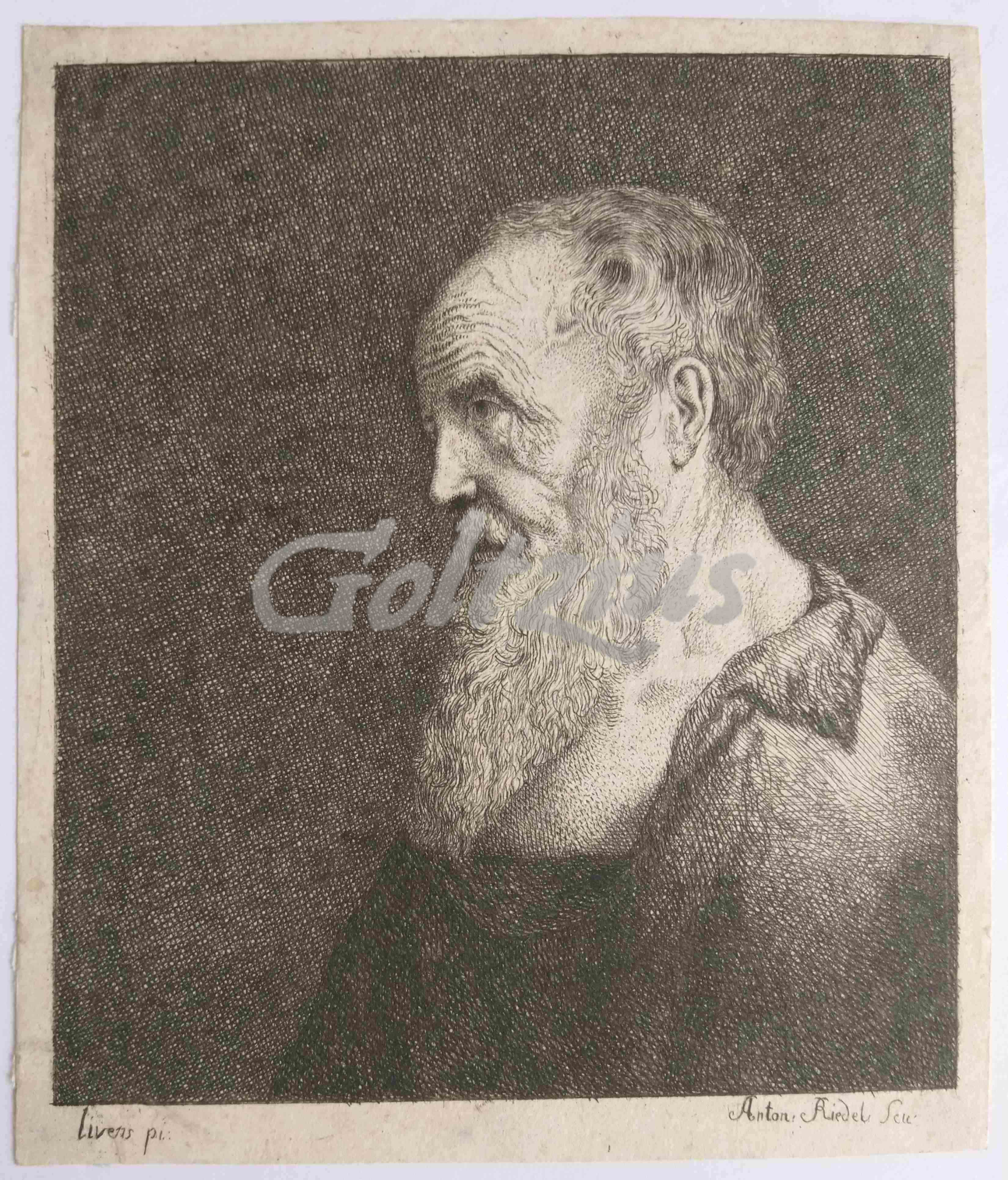RIEDEL, ANTON HEINRICH, Portrait of an old man