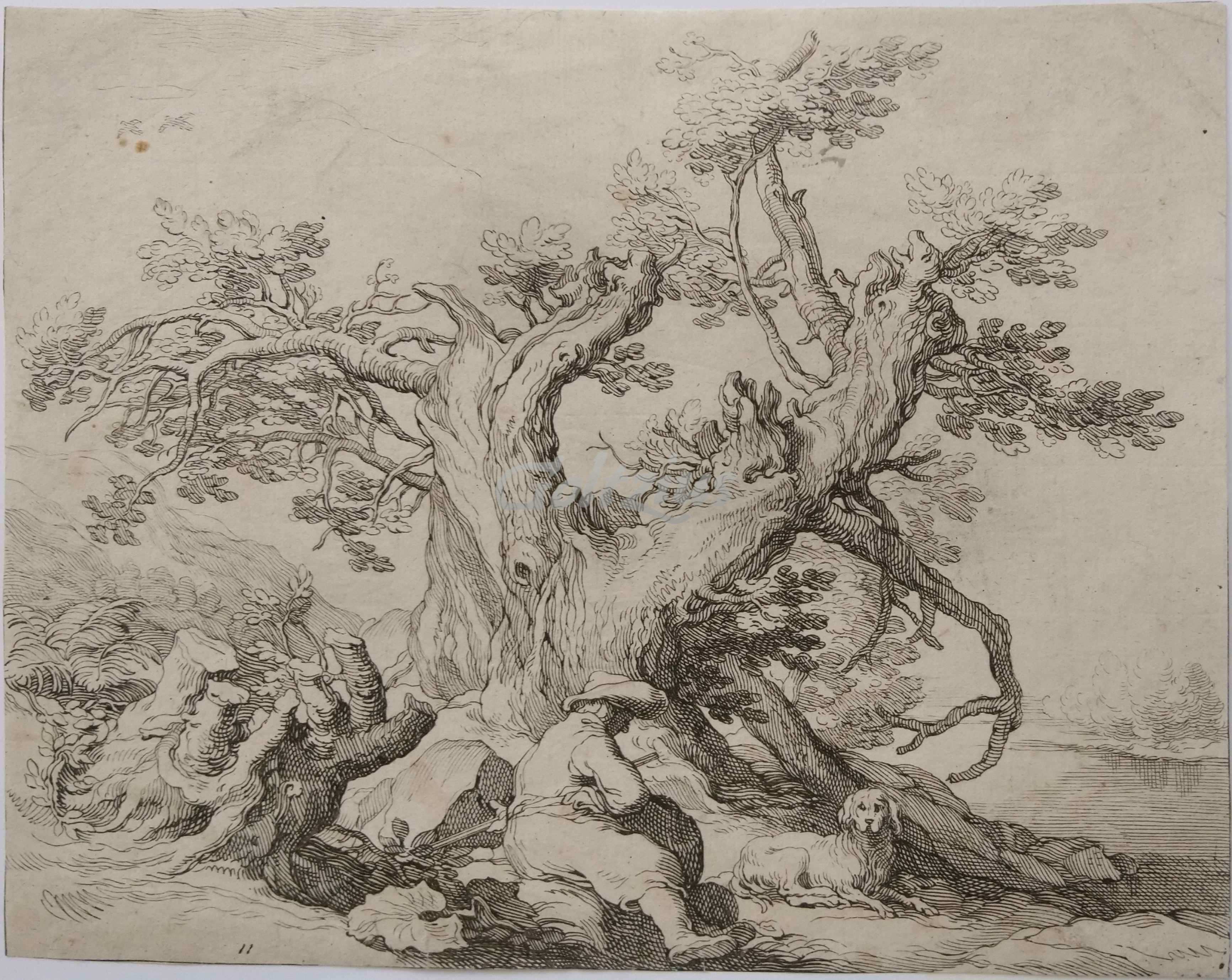 BLOEMAERT, FREDERIK, Landscape with gnarled tree