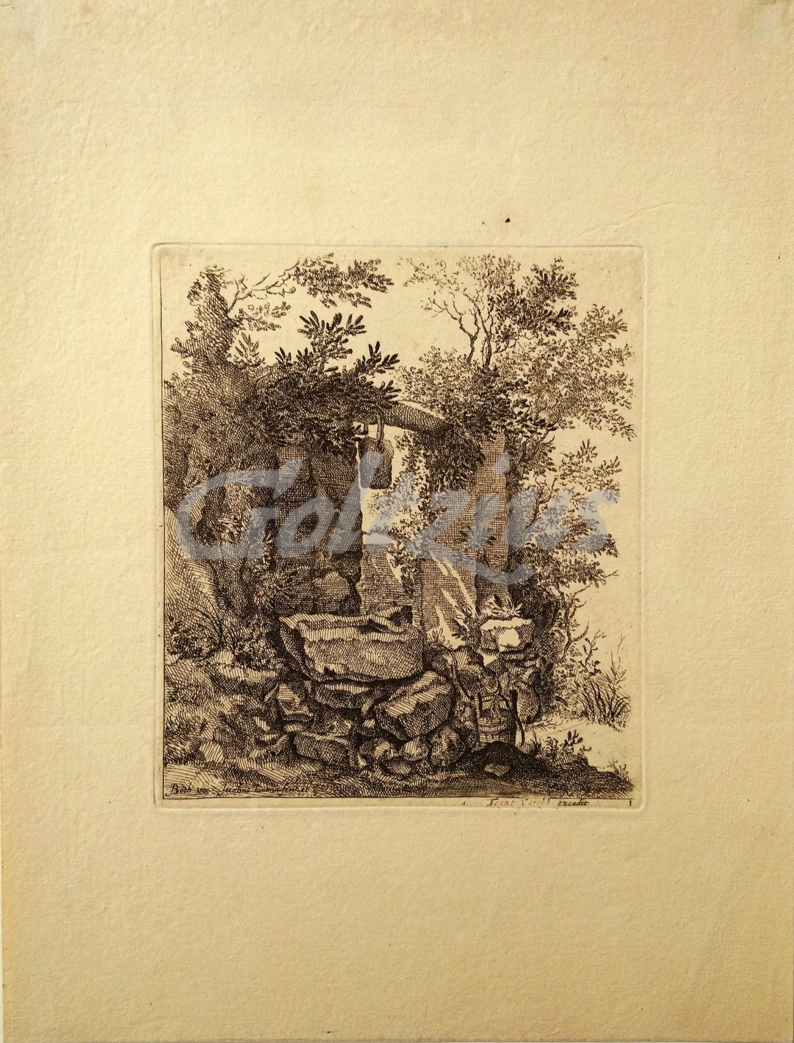 LUTMA, JACOB, Landscape with a well