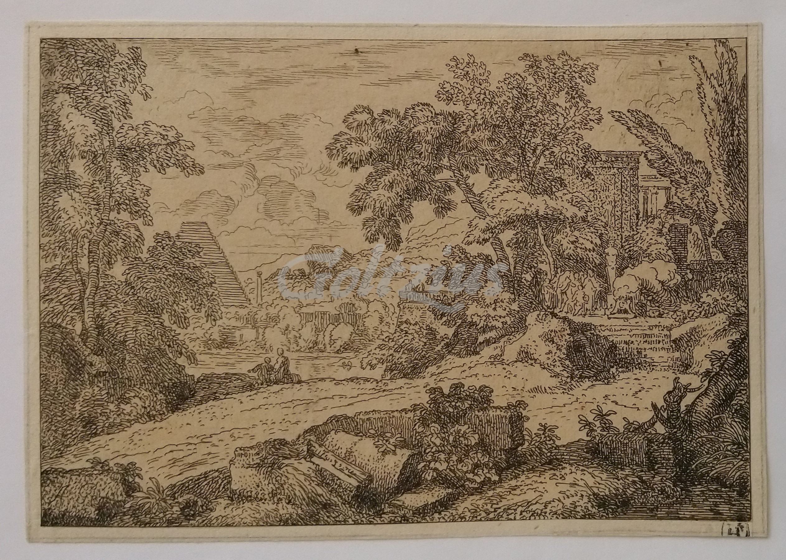 GENOELS, ABRAHAM, Landscape with offering