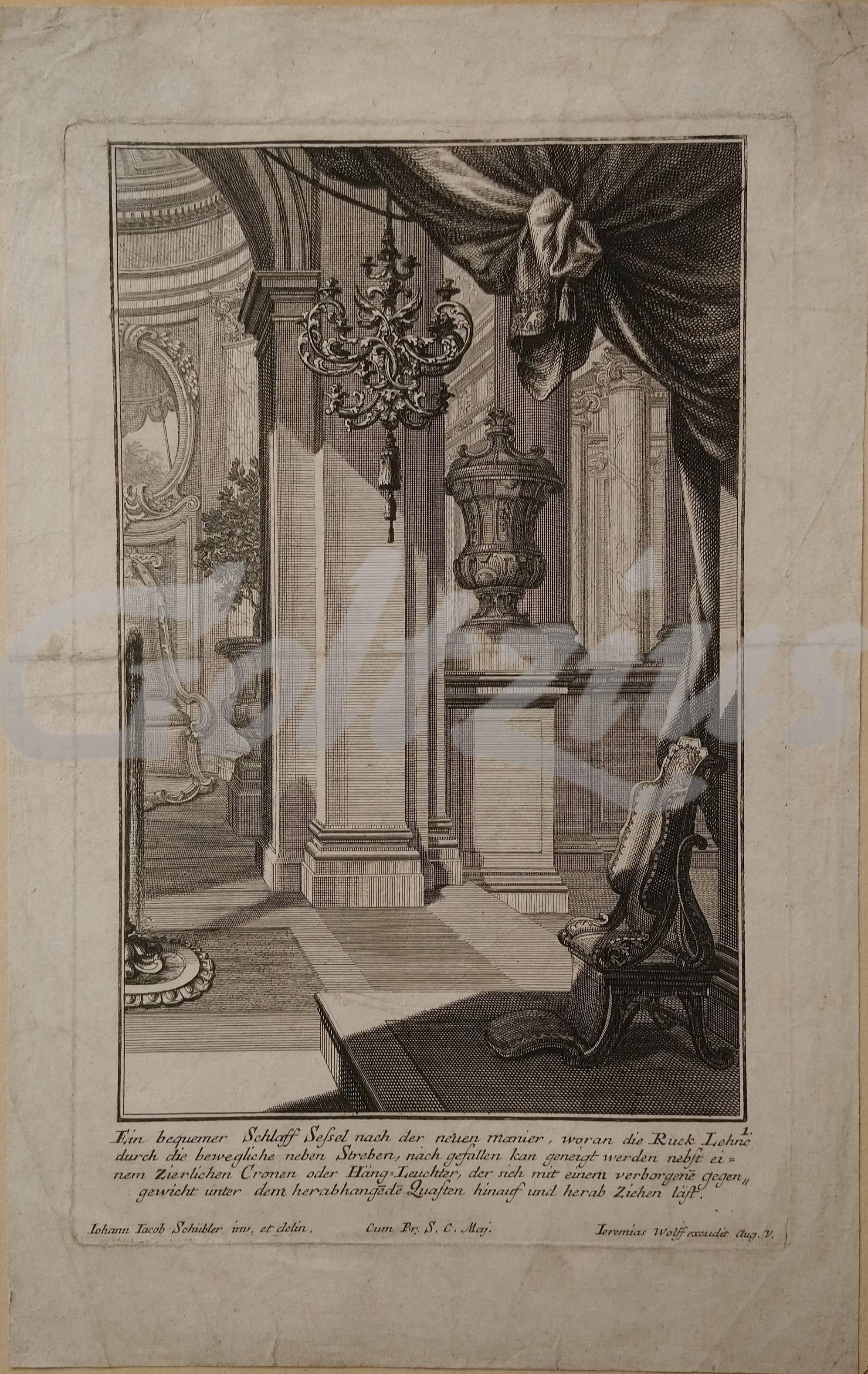 LICHTENSTEGER & SCHÜBLER, Set of five interior designs