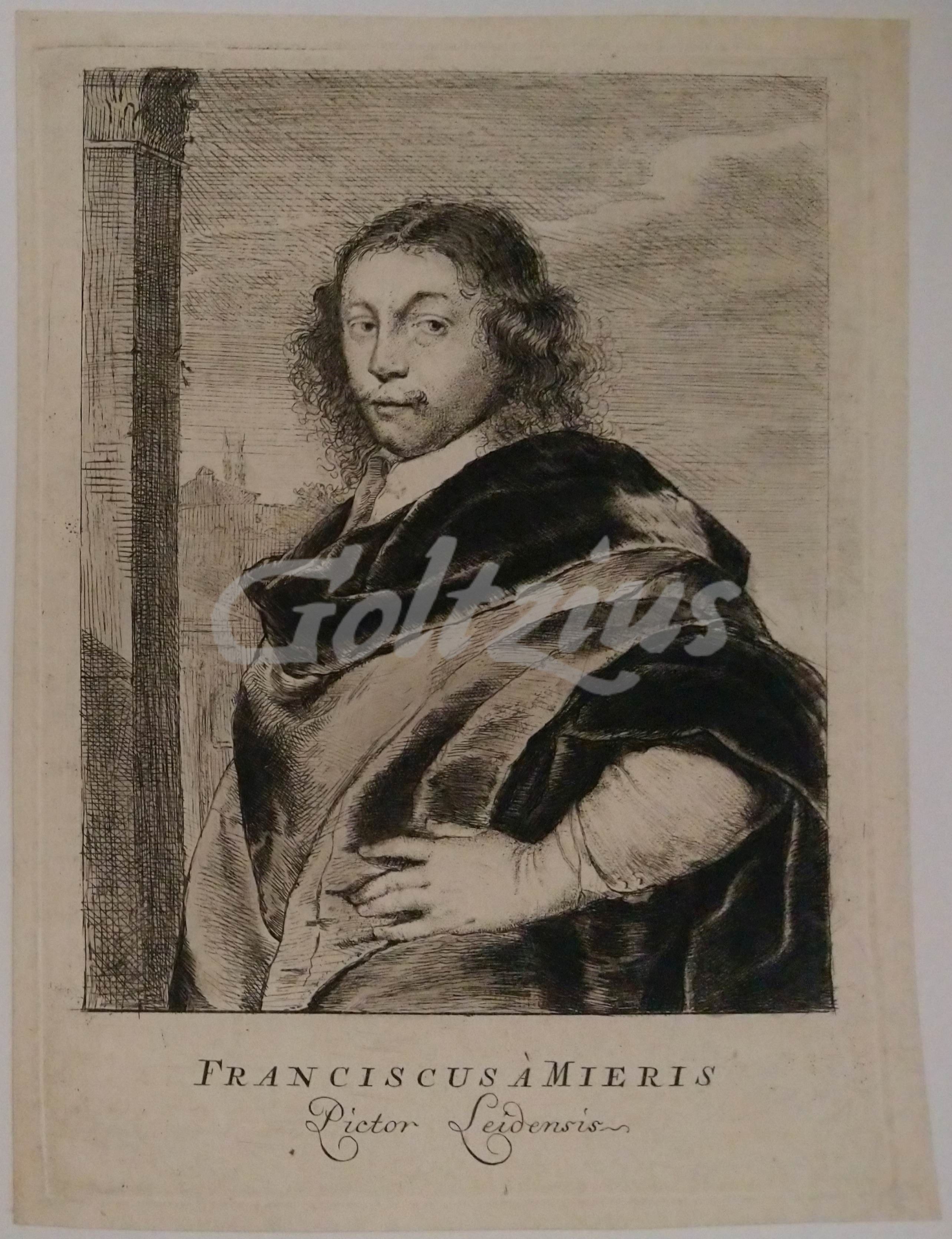 MOOR, CAREL DE II, Portrait of Frans van Mieris