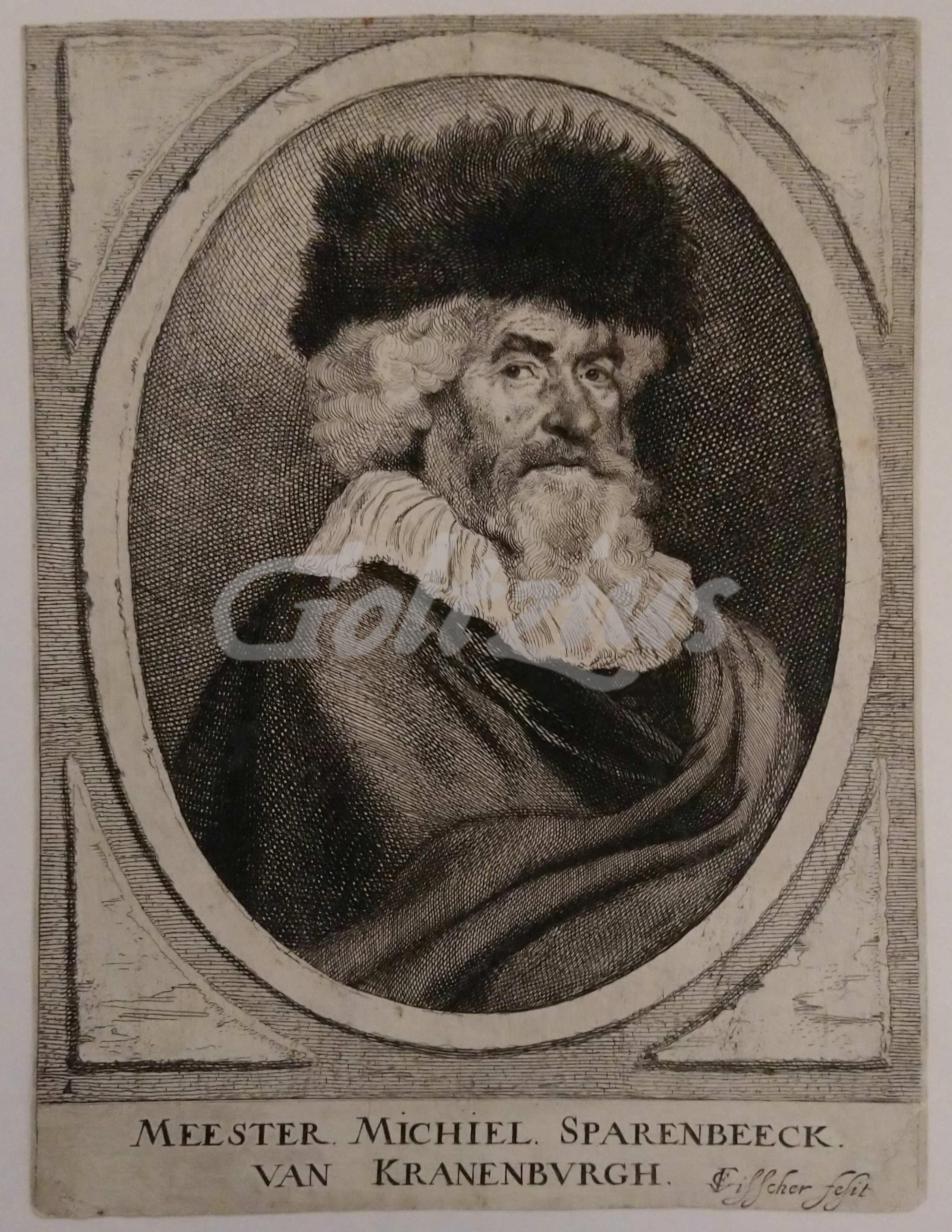 VISSCHER, CORNELIS III, Portrait of master Michiel Sparenbeek van Kranenburgh