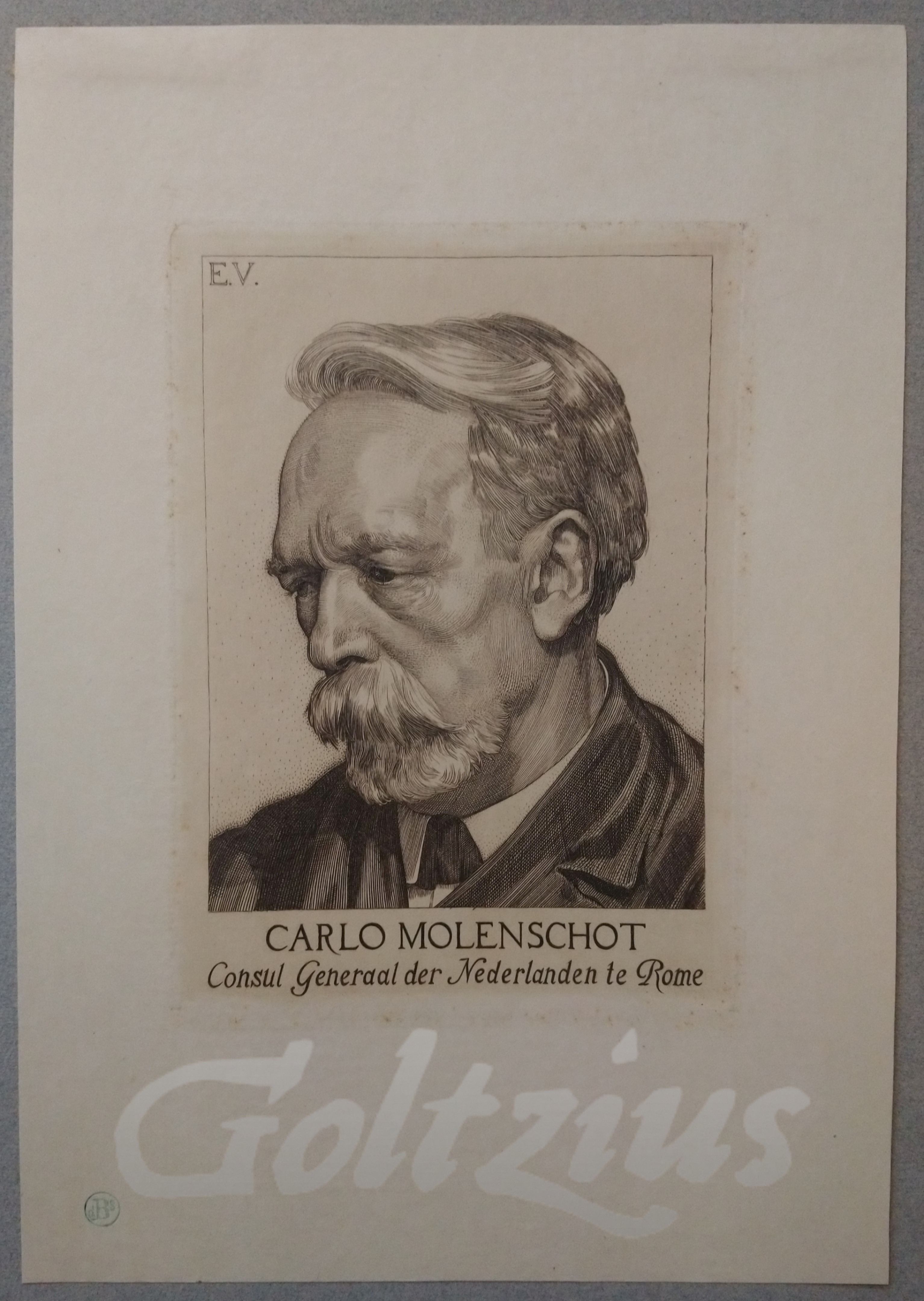 REITSMA-VALENÇA, ENGELIEN, Portrait of Carlo Molenschot