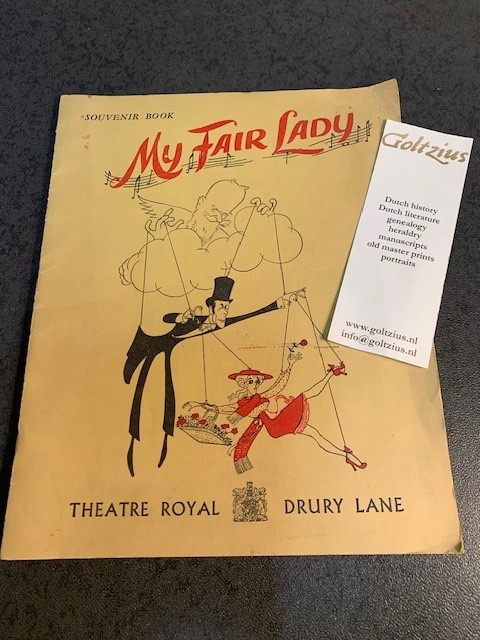 My fair lady, Theatre Royal Drury Lane. Souvenir book.