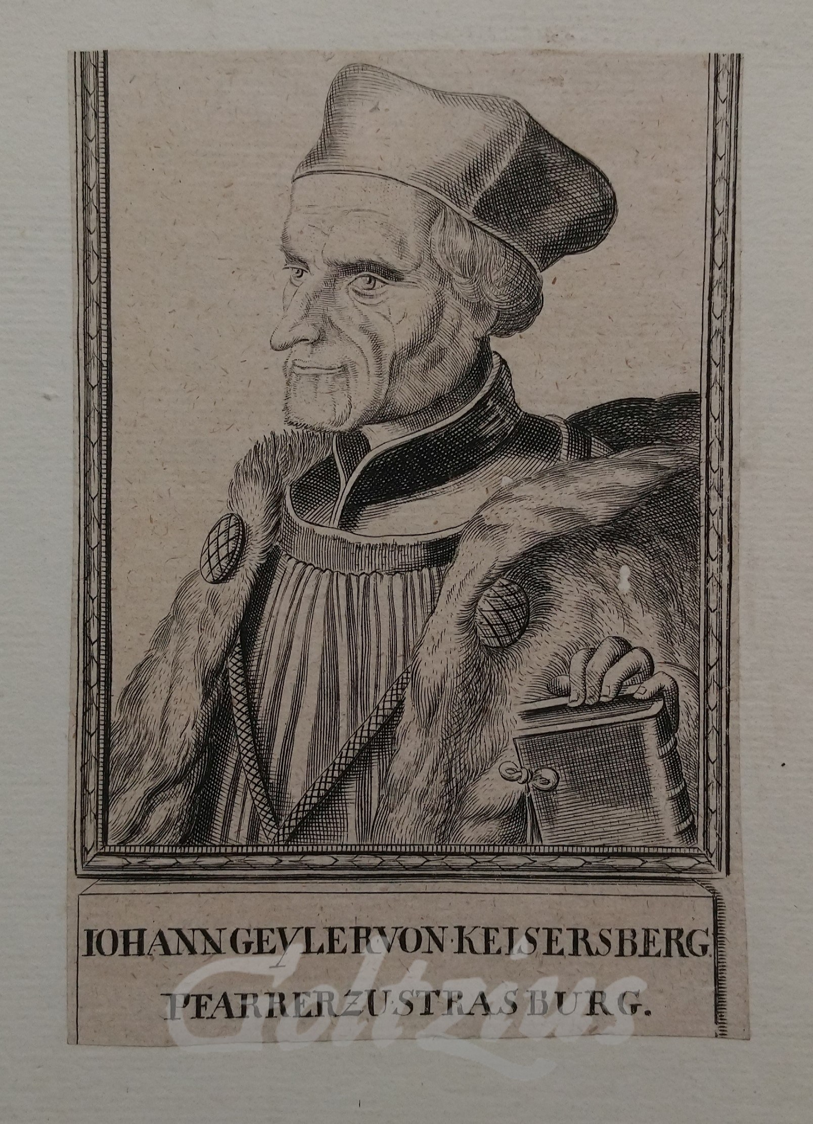 ANONYMOUS, Johann Geyler von Keisersberg. Pfarrer zu Strasburg