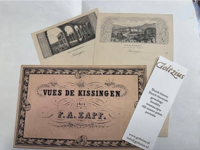 Vues de Kissingen chez F.A. Zapf.