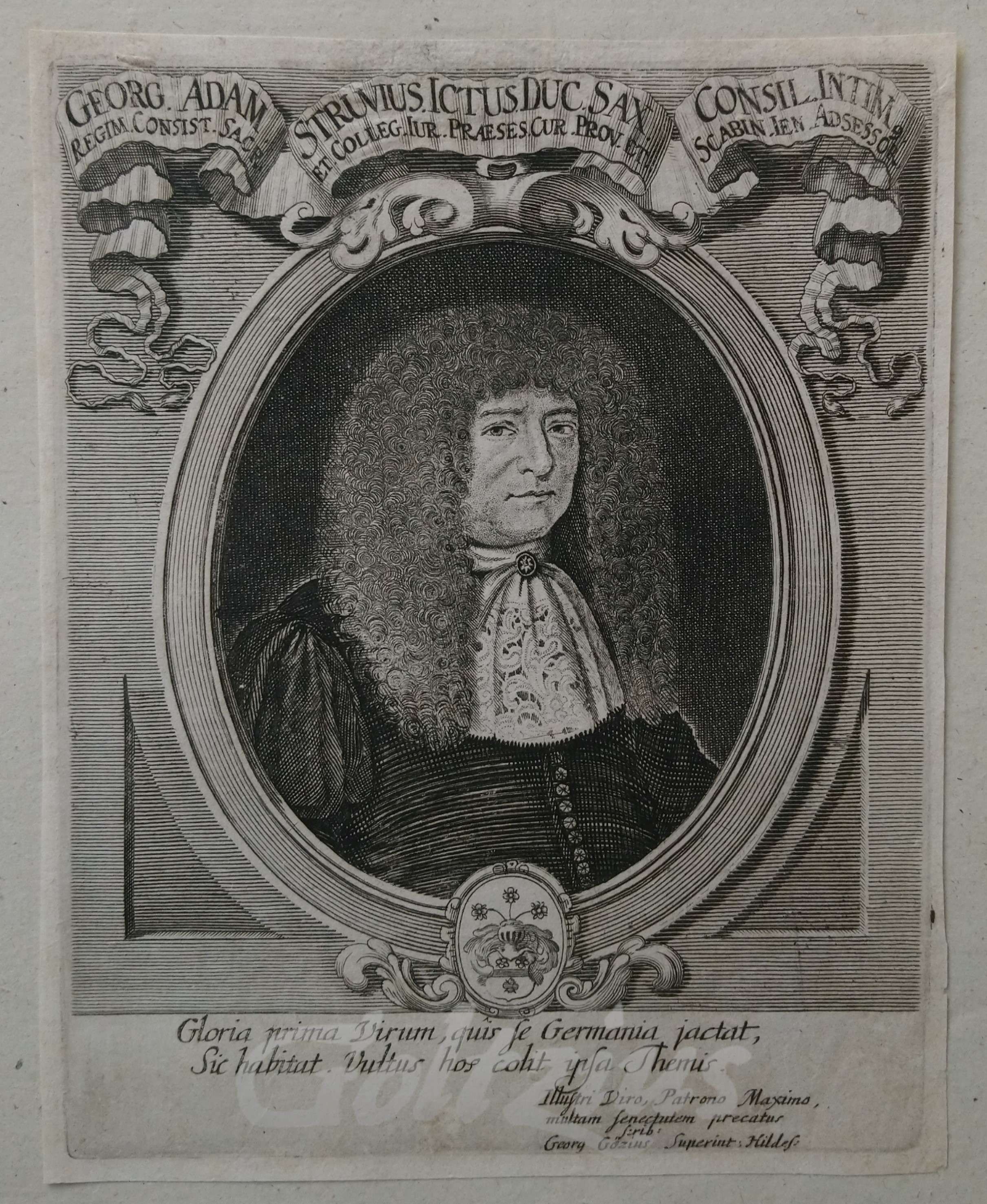ANONYMOUS, Georg Adam Struvius