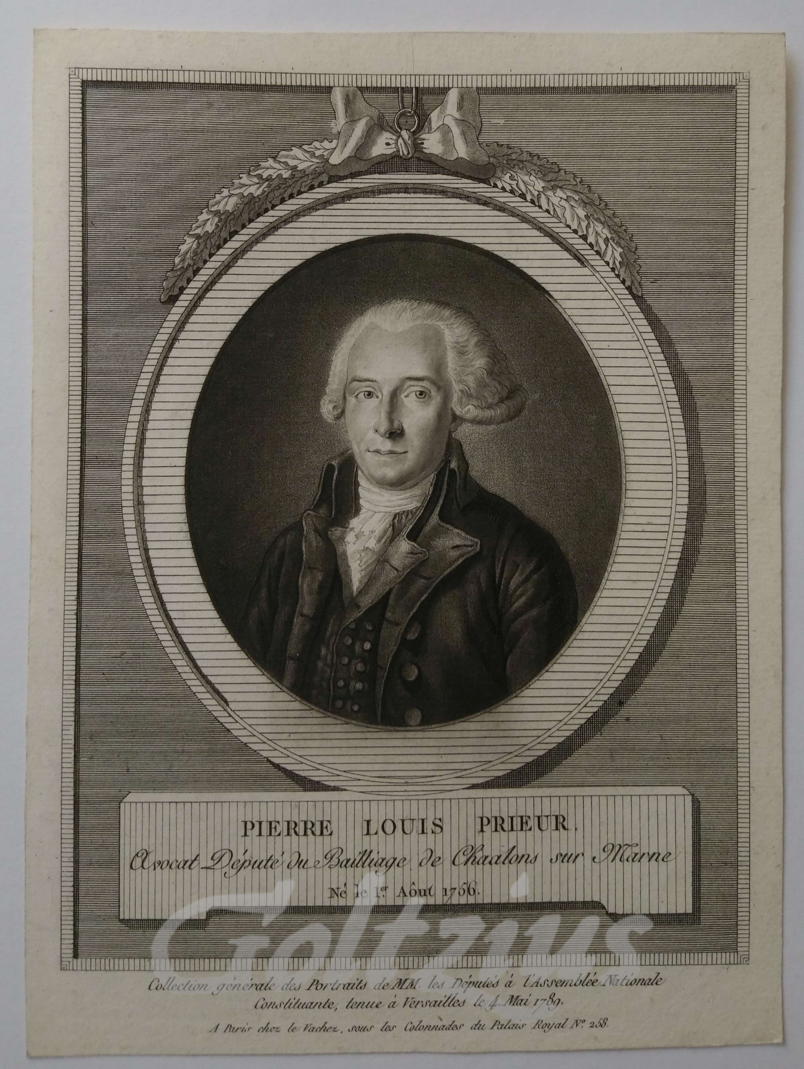 ANONYMOUS, Pierre Louis Prieur
