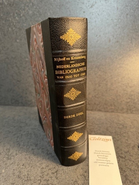 NIJHOFF, W., KRONENBERG, M.E., Nijhoff-Kronenberg. Nederlandsche Bibliographie van 1500 tot 1540. Derde deel.