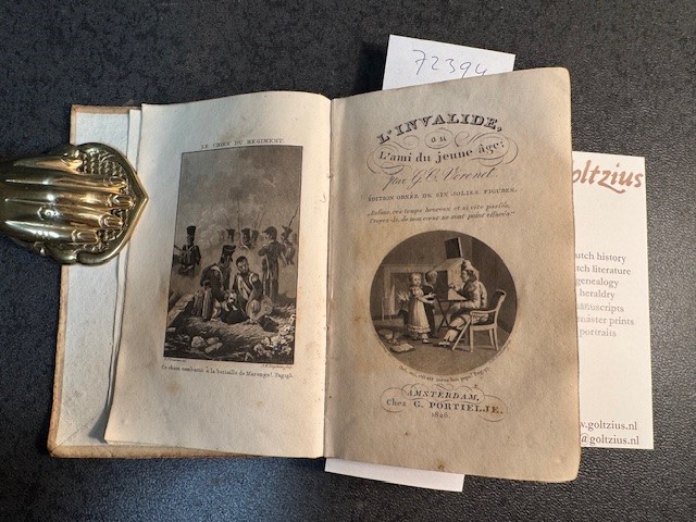VERENET, G.C., L'invalide, ou L'ami du jeune a^ge : edition orne´e de ... figures. Avec des de´tails sur le sol, les productions ... et les coutumes des habitans du Canada / G.C. Verenet