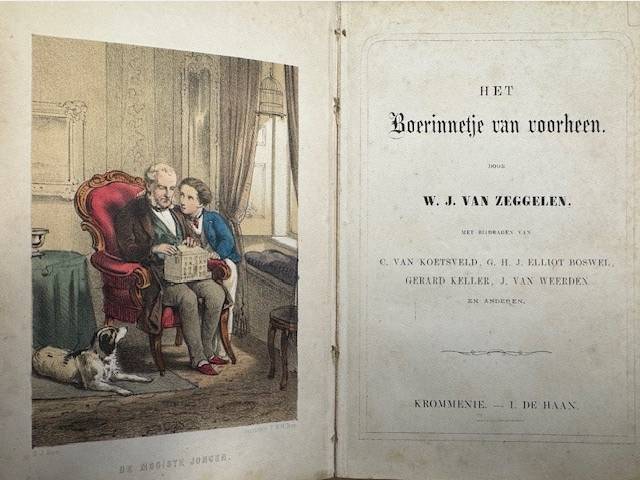 ZEGGELEN, W.J. V.,, Het boerinnetje van voorheen. Met bijdragen van C. van Koetsveld, G..J. Elliot Boswel, Gerard Keller, J. van Weerden en anderen.