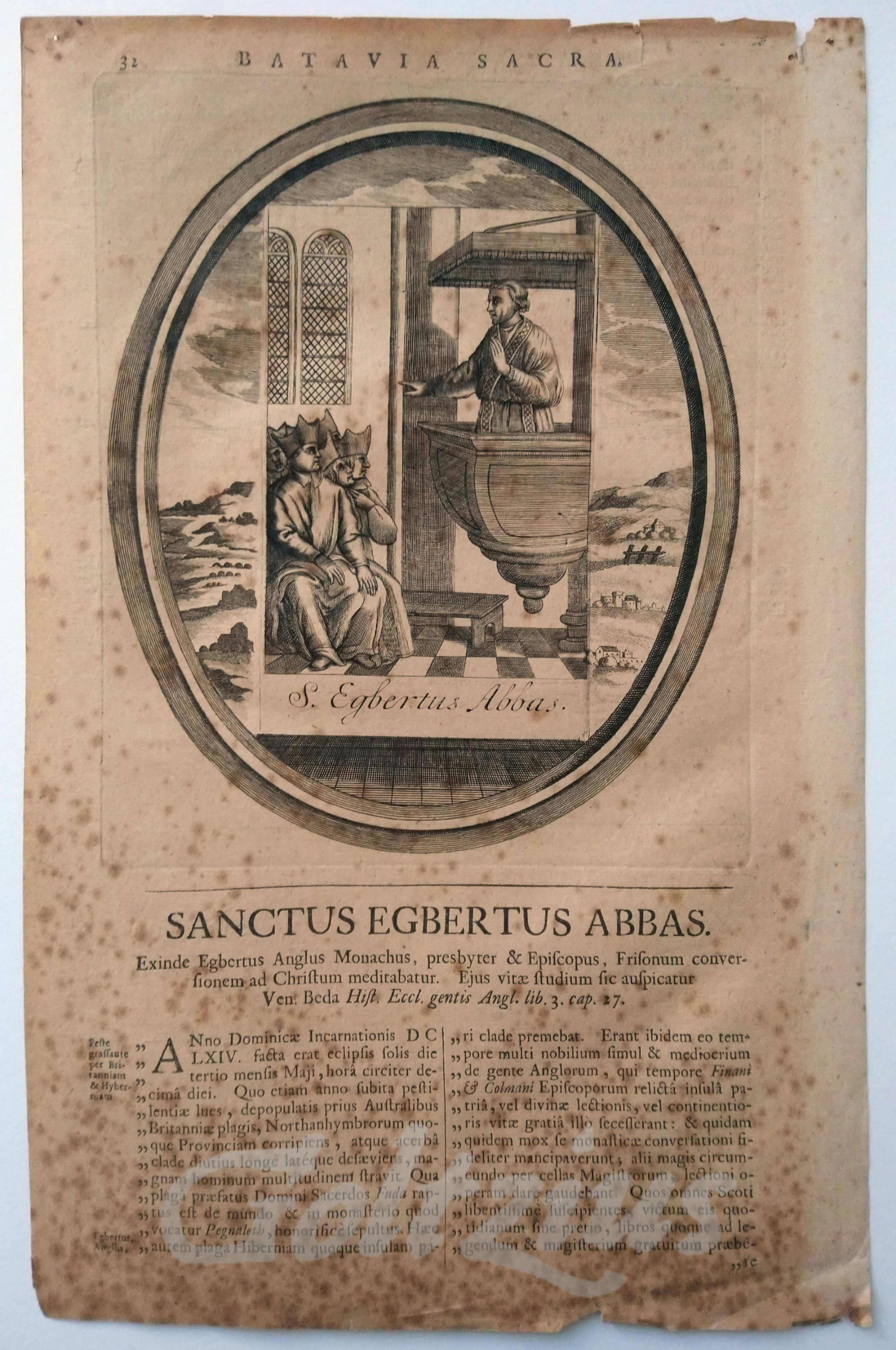 ANONYMOUS, S. Egbertus Abbas