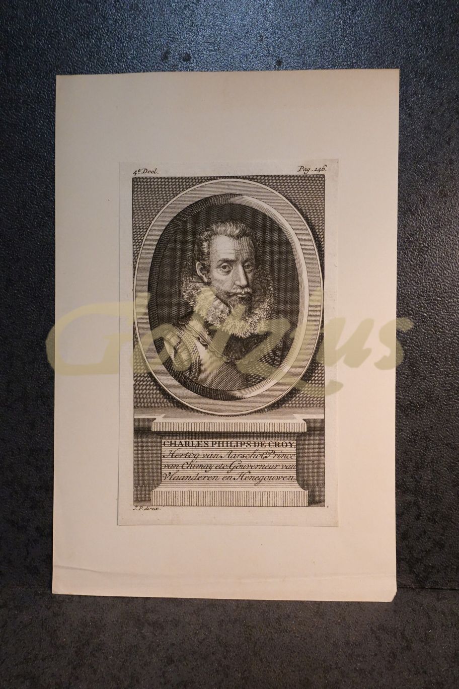 Portretten/portraits of Karel Filips van Croy