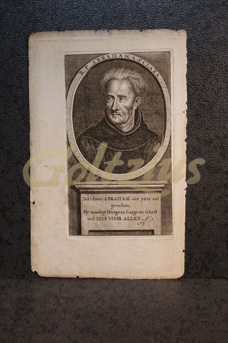 Portrait of Abraham a Santa Clara