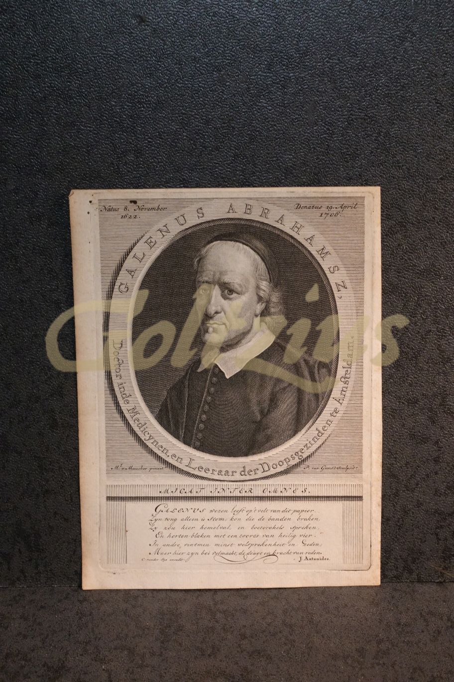 Portrait of Galenus Abrahamsz.