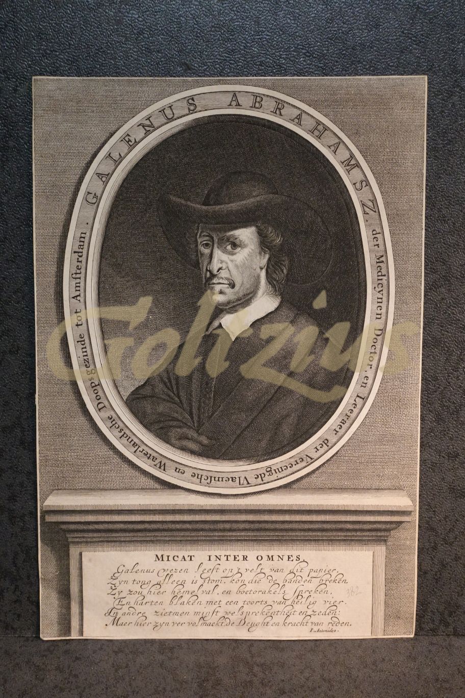 Portrait of Galenus Abrahamsz.