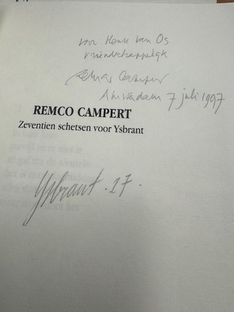 CAMPERT, R. YSBRANT, Zeventien schetsen voor Ysbrant