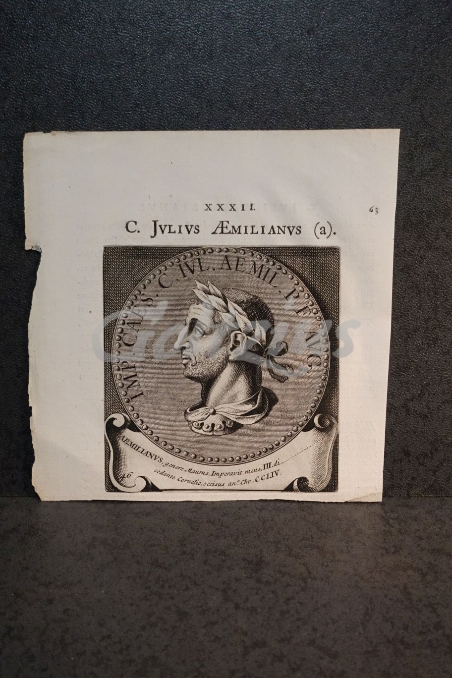 Engraving of Julius Aemilianus