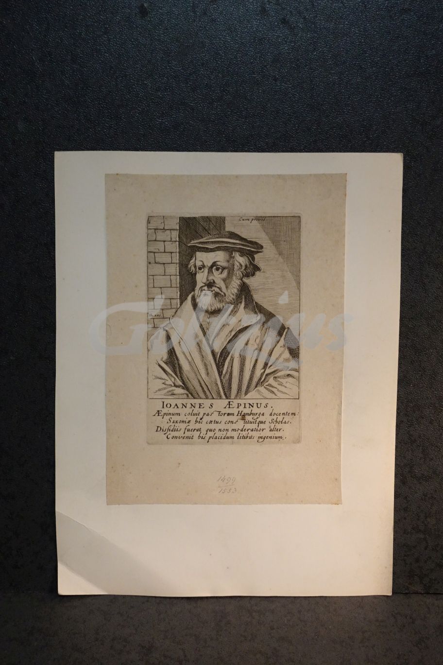 Engraving of Johannes Aepinus