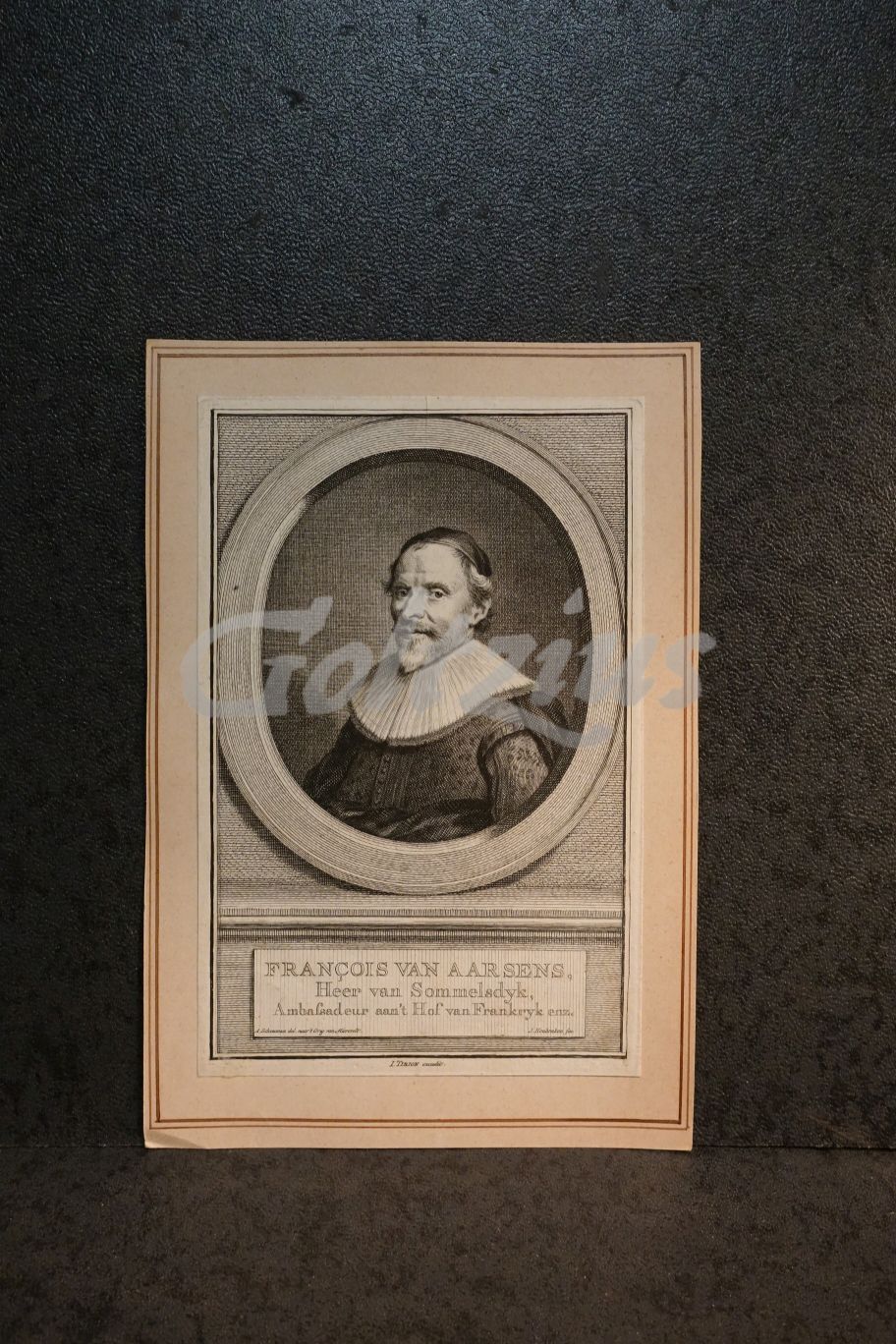 Engraving of François van Aarsens