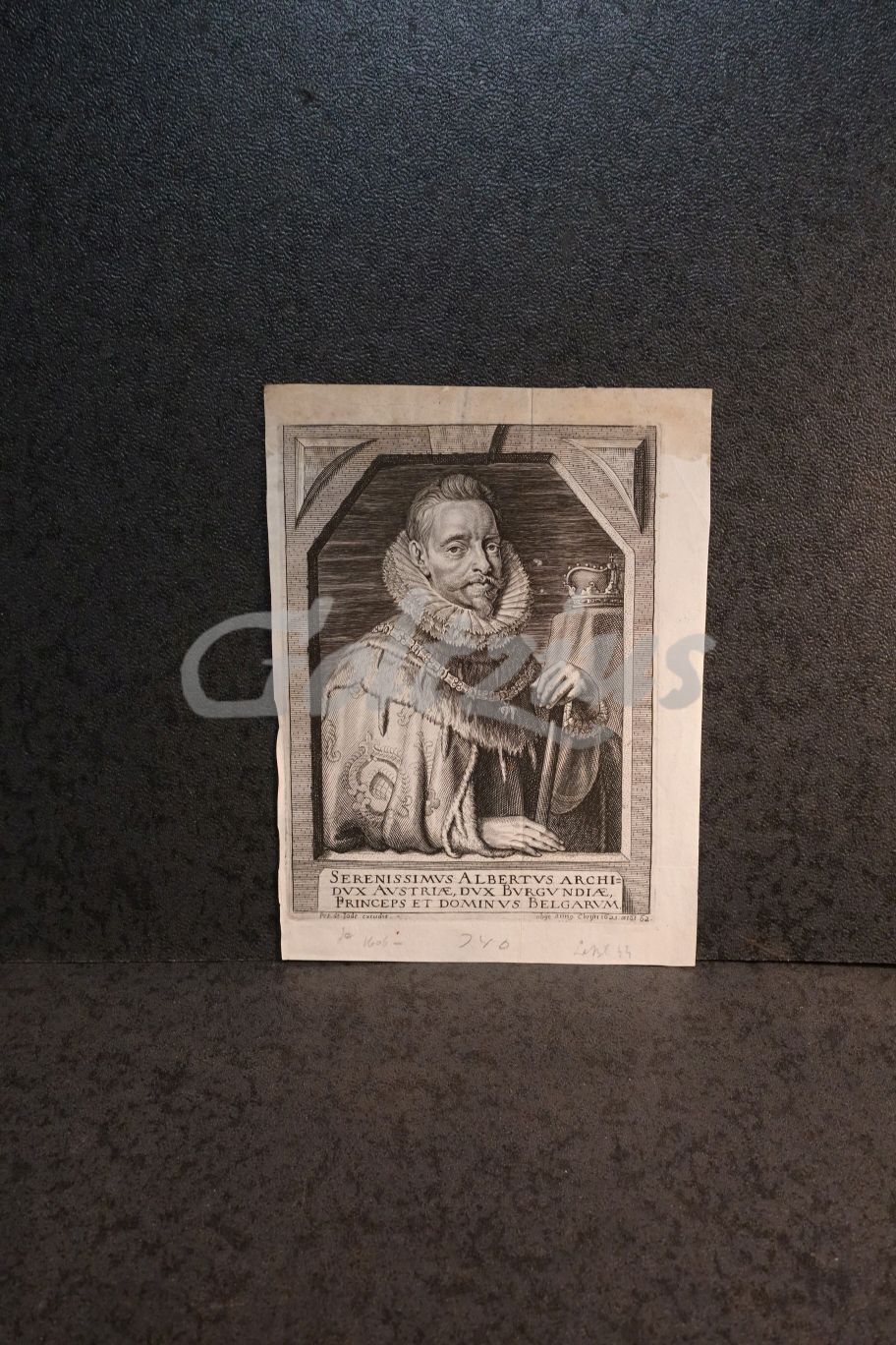 Engraving of Albert VII, Archduke of Austria